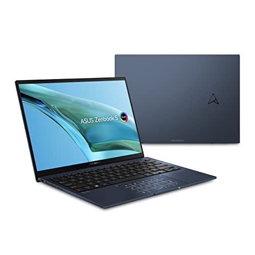 Zenbook S 13 OLED 13.3” 2.8K OLED Touch Display, AMD Ryzen 7 6800U CPU, Radeon Graphics, 16GB RAM, 1TB SSD, Windows 11 Pro, NumberPad, Fingerprint, Ponder Blue, UM5302TA-XB76T