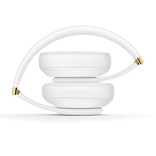 Beats Studio3 Wireless Noise Cancelling Over-Ear Headphones - Apple W1 Headphone Chip, Class 1 Bluetooth, 22 Hours of Listening Time, Built-in Microphone - White (Latest Model) - AOP3 EVERY THING TECH 
