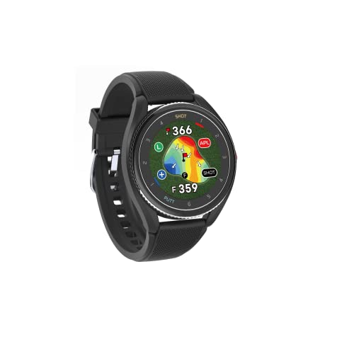 Voice Caddie T9 Premium GPS Golf Watch/Slope Mode/Color Touchscreen/Course View/Green Undulation/Swing Tempo/Auto Score Record /40K Courses