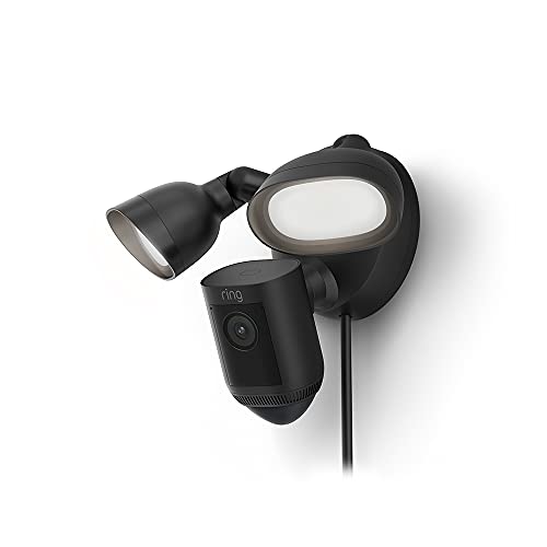 Ring Floodlight Cam Pro - Plug-in power, Black