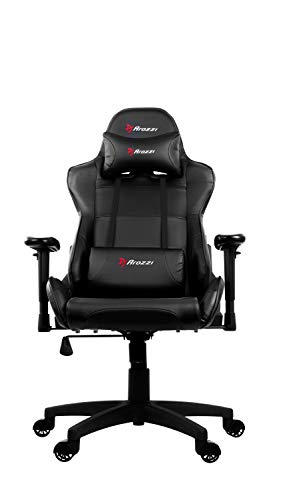 Arozzi - Verona V2 Ergonomic Computer Gaming/Office Chair with High Backrest, Recliner, Swivel, Tilt, Rocker, Adjustable Height and Adjustable Lumbar and Neck Support - Black