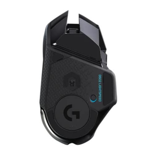 Logitech G502 Lightspeed Wireless Hero Gaming Mouse Bundle with PowerPlay Wireless Charging System and 4-Port 3.0 USB Hub (3 Items)