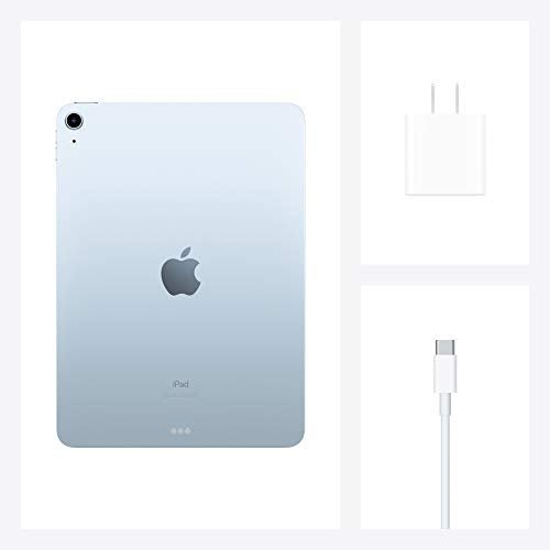 2020 Apple iPad Air (10.9-inch, Wi-Fi, 64GB) - Sky Blue (4th Generation) - AOP3 EVERY THING TECH 