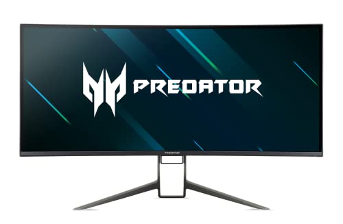 Acer Predator X38 Sbmiiphzx 38" 2300R Curved UWQHD+ 3840 x 1600 IPS Gaming Monitor | NVIDIA G-SYNC Ultimate | NVIDIA Reflex Latency | Up to 175Hz | Up to 0.3ms | DCI-P3 98% | DP & 2 x HDMI 2.0