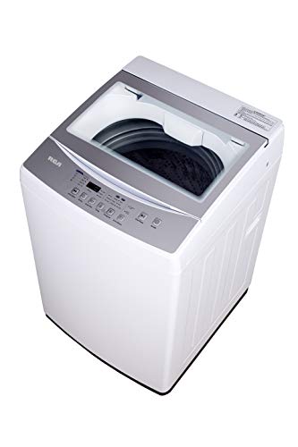 RCA RPW210-C Portable Washer-LED Digital Display Panel-5 Cycles-Top Loading Design-Low Noise Washing Machine, 2.1 cu ft, White