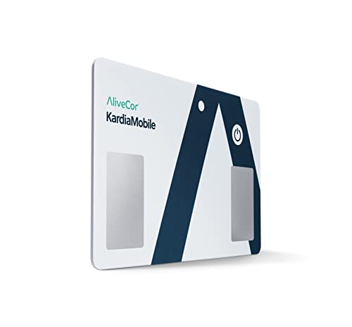 KardiaMobile Card Wallet-Sized Personal EKG Device - Record Single-Lead EKGs On The Go and Detect Irregular Heartbeats - by AliveCor