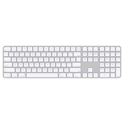 Apple Magic Keyboard with Touch ID and Numeric Keypad (for Mac Computers with Apple Silicon) - US English - White Keys - AOP3 EVERY THING TECH 