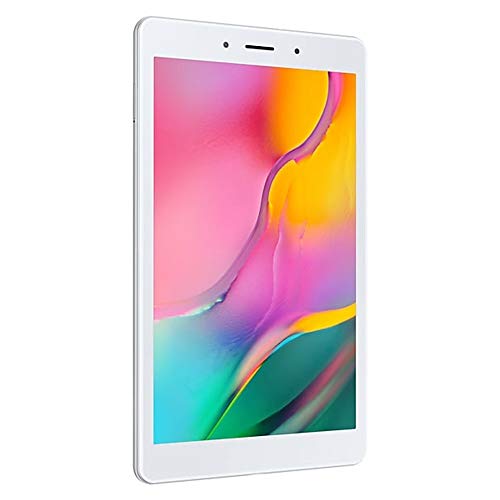 Samsung Galaxy Tab A 8.0" (2019, WiFi + 4G LTE) 32GB, 5100mAh Battery, 4G LTE Tablet GSM Unlocked SM-T295, International Model (32GB + 64GB SD Bundle, Silver)