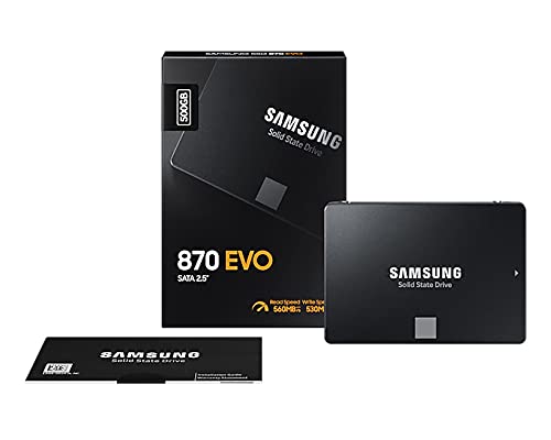 Samsung 870 EVO 500GB SATA 2.5" Internal Solid State Drive (SSD) (MZ-77E500)