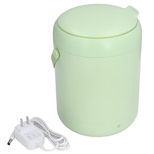 Tnfeeon Portable Mini Washing Machine,3L Capacity Ultrasonic Turbine Washer Intelligent Underwear Washer for Apartment Laundry Camping RV Travel Baby (Green)