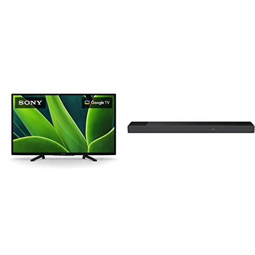 Sony 32 Inch 720p HD LED HDR TV W830K Series with Google TV and Google Assistant-2022 Model w/HT-A7000 7.1.2ch 500W Dolby Atmos Sound Bar Surround Sound Home Theater with DTS