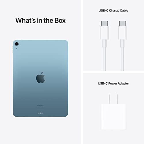 2022 Apple iPad Air (10.9-inch, Wi-Fi, 64GB) - Blue (5th Generation) - AOP3 EVERY THING TECH 