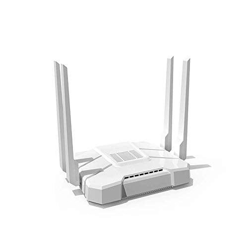 Wiflyer WE1326-BKC 1200Mbps Wireless Router, 4G LTE Router with SIM Card Slot, TF Card, USB Port, Support T-Mobile AT&T(Not Support Verizon)