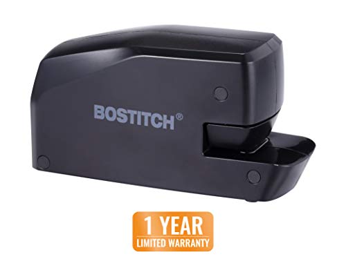 Bostitch Office Portable Electric Stapler, 20 Sheets, AC or Battery Powered, Black (MDS20-BLK)