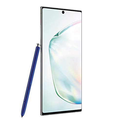 Samsung Galaxy Note 10+ Factory Unlocked Cell Phone with 256 GB (U.S. Warranty), Aura Glow (Silver) Note10+