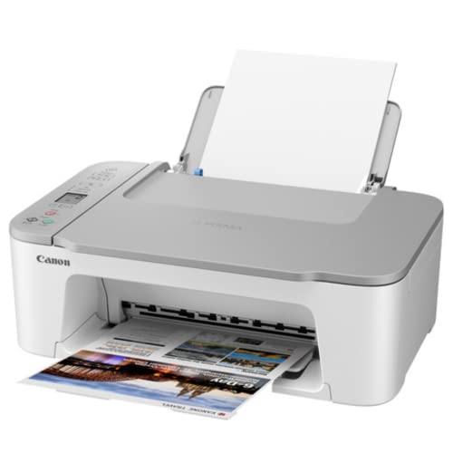 Canon Wireless Inkjet All-in-One Printer with LCD Screen Print Scan and Copy, Built-in WiFi Wireless Printing from Android, Laptop, Tablet, and Smartphone with 6 Ft NeeGo Printer Cable - White