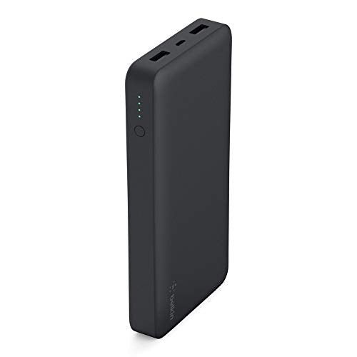 Belkin Pocket Power 15,000mAh Durable Ultra Slim Portable Charger / Power Bank / Battery Pack (Black)