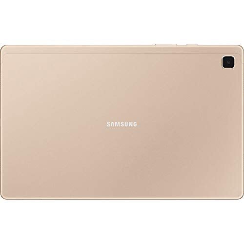 2020 Samsung Galaxy Tab A7 10.4’’ (2000x1200) TFT Display Wi-Fi Tablet Bundle, Qualcomm Snapdragon 662, 3GB RAM, Bluetooth, Dolby Atmos Audio, Android 10 OS w/Tigology Accessories (64GB, Gold)