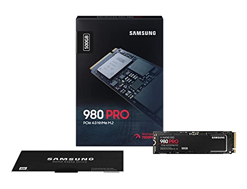 SAMSUNG 980 PRO 500GB PCIe 4.0 NVMe M.2 SSD V NAND Technology MZ V8P500BW