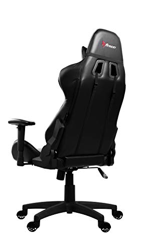 Arozzi - Verona V2 Ergonomic Computer Gaming/Office Chair with High Backrest, Recliner, Swivel, Tilt, Rocker, Adjustable Height and Adjustable Lumbar and Neck Support - Black