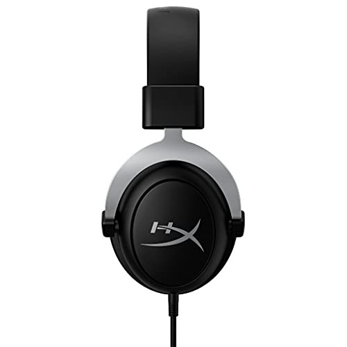 HyperX CloudX, Official Xbox Licensed Gaming Headset, Compatible with Xbox One and Xbox Series X|S, Memory Foam Ear Cushions, Detachable Noise-Cancelling Mic, in-line Audio Controls, Silver