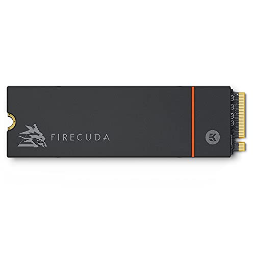 Seagate FireCuda 530 4TB Internal Solid State Drive - M.2 PCIe Gen4 ×4 NVMe 1.4, PS5 Internal SSD, speeds up to 7300MB/s, 3D TLC NAND, 5100 TBW, 1.8M MTBF, Heatsink, Rescue Services (ZP4000GM3A023)