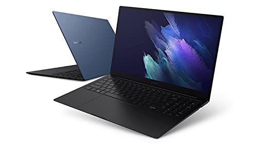 Samsung Galaxy Book Pro Windows 11 Intel Evo Platform Laptop Computer 15.6" AMOLED Screen 11th Gen Intel Core i7 Processor 16GB Memory 512GB SSD Long-Lasting Battery, Mystic Blue