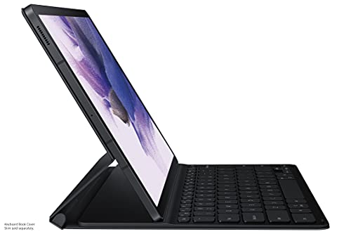 SAMSUNG Tablet Keyboard Cover Case for Galaxy Tab S8+, S7 FE, S7+ Lite w/ Large Key Sizes, S Pen Holder, Slim, Sturdy, Ultra Lightweight, US Version, ‎EF-DT730UBEGUJ, Black (Packaging may vary)