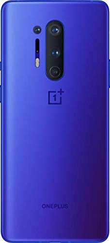 OnePlus 8 Pro Ultramarine Blue, 5G Unlocked Android Smartphone U.S Version, 12GB RAM+256GB Storage, 120Hz Fluid Display,Quad Camera, Wireless Charge, with Alexa Built-in
