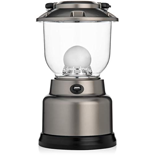 Cascade Mountain Tech IPX4 Water-Resistant LED Lantern with 3 Light Modes