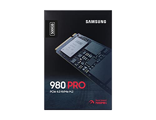 SAMSUNG 980 PRO 500GB PCIe 4.0 NVMe M.2 SSD V NAND Technology MZ V8P500BW