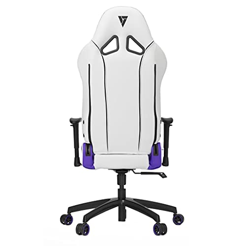 Vertagear S-Line 2000 Racing Series Gaming Chair, Large, White/Purple