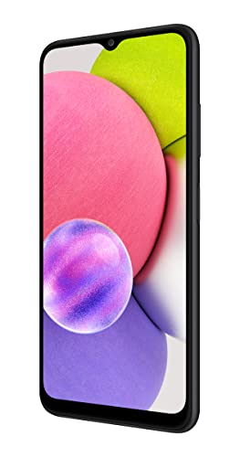 SAMSUNG Galaxy A03s Cell Phone, Factory Unlocked Android Smartphone, 32GB, 3 Camera Lenses, Infinity Display Screen, Long Battery Life, Expandable Storage, US Version, Black