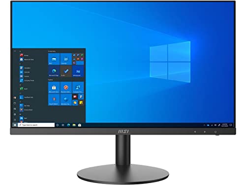 CUK PRO AP241 by MSI All-in-One Professional Desktop PC (Intel Core i7, 16GB DDR4 RAM, 256GB NVMe SSD + 1TB HDD, Intel UHD 610, 23.8" IPS LED Display, Windows 10 Pro) Student AIO Computer