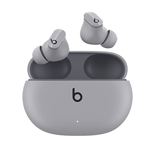 Beats Studio Buds – True Wireless Noise Cancelling Earbuds – Compatible with Apple & Android, Built-in Microphone, IPX4 Rating, Sweat Resistant Earphones, Class 1 Bluetooth Headphones - Moon Gray