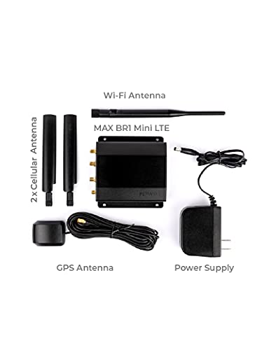 Peplink MAX BR1 Mini LTE (CAT-4) | Home Businesses and Outdoor Activities 4G LTE Router | Reliable Hotspot | Redundant SIM Slot | Embedded LTE Modem | MAX-BR1-MINI-LTE-US-T