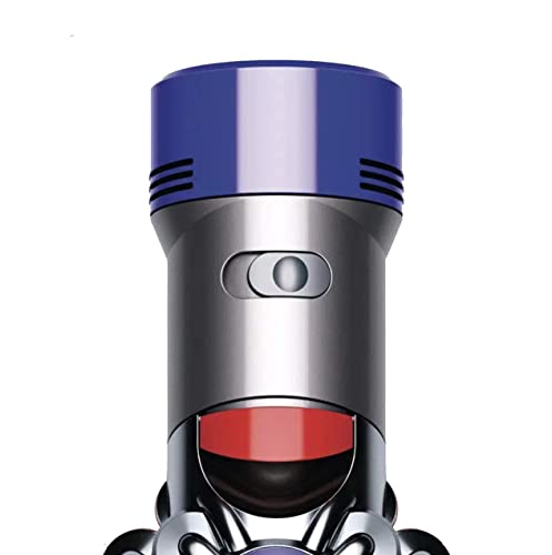 (RENEWED!) Dyson V8 Motorhead Extra Cordless Stick Vacuum Cleaner: Bagless, HEPA Filter, Telescopic Handle, Rotating Brushes, Battery Operated, Portable, Up to 40 Min Runtime, Blue + Sponge Cloths