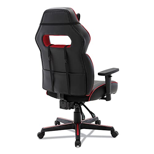 Alera BT-51593RED Racing Style Ergonomic Gaming Chair - Black/Red