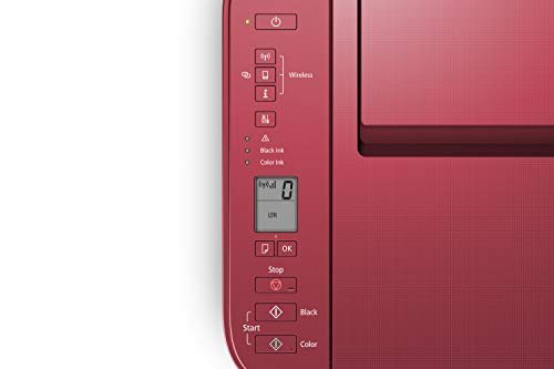 Canon Pixma TS3320 Red, Works with Alexa