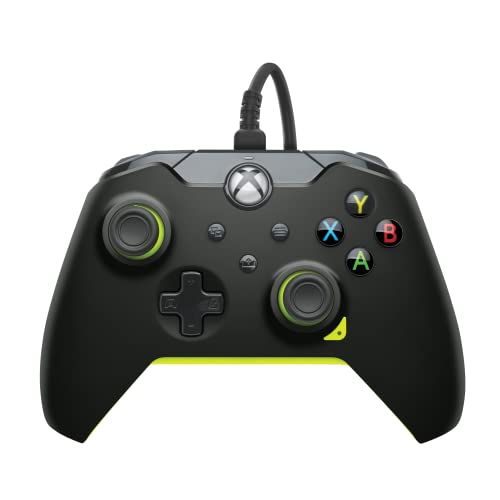 Xbox Controller + 1 Month Xbox Game Pass Ultimate - Compatible with Xbox Series X|S, Xbox One, PC - Electric Black (Only at Amazon)