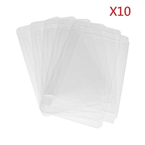 CHILDMORY 10Pcs Clear Protective Box Case Display Sleeve Protector for Playstation PS Vita Games Cartridge Box