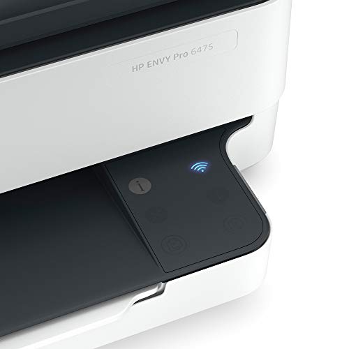 HP Envy Pro 6475 Wireless All-in-One Printer, Includes 2 Years of Ink Delivered, Mobile Print, Scan & Copy, Compatible with Alexa (8QQ86A)