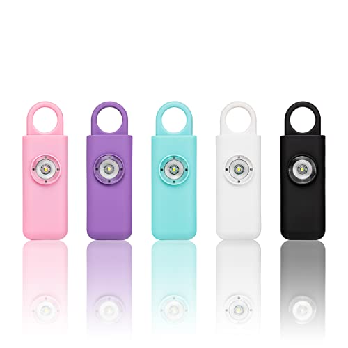 The Original Self Defense Siren Personal Safety Alarm for Women, Men, Kids, Elderly - SOS LED Strobe Light - Air Travel/TSA Friendly - Emergency Safe Key Chain Device, Pocket Size - 1 Unit