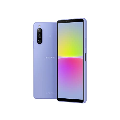 Sony Xperia 10 IV Dual SIM 128GB ROM + 6GB RAM (GSM only | No CDMA) Factory Unlocked 5G Smartphone (Lavender) - International Version