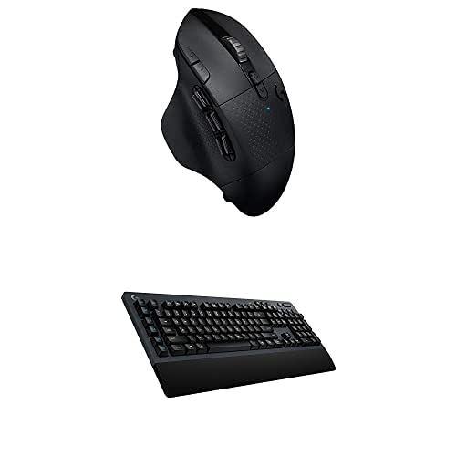 Logitech G G604 6-Button Wireless Gaming Mouse, USB Model & Logitech G G613 Wireless Mechanical Gaming Keyboard, Black
