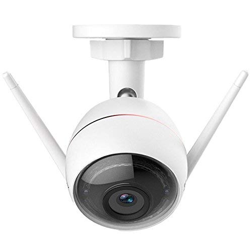 EZVIZ Outdoor Security Camera Surveillance IP66 Weatherproof 100ft Night Vision Strobe Light and Siren Alarm 2.4G Wi-Fi/Wired Two-Way Audio Works with Alexa Google Home IFTTT iOS Android App 4mm Lens