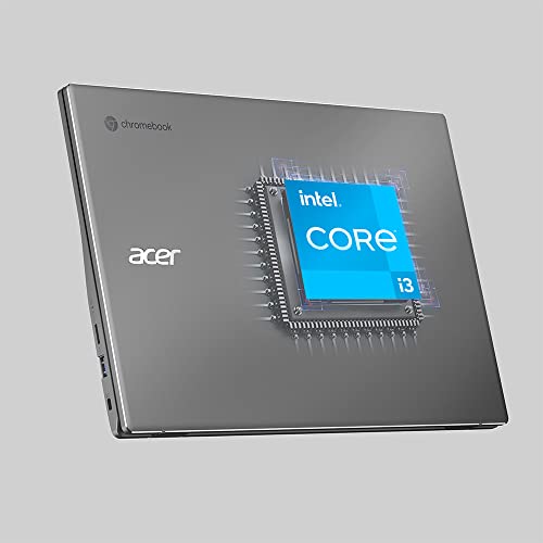 Acer Chromebook Enterprise 514 Laptop | Intel Core i3-1115G4 | 14" Full HD IPS Touch Display | 8GB LPDDR4X | 128GB NVMe SSD | microSD | Intel Wi-Fi 6 | Backlit Keyboard | Chrome OS | CB514-1WT-33MW