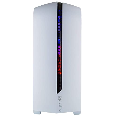 Periphio Vortex Gaming PC Desktop Computer Tower, Intel Quad-Core i5 3.2GHz, 16GB RAM, 120GB SSD 500GB HDD, Windows 10, GT1030 2GB, HDMI, WiFi, RGB Mouse and Keyboard (Renewed)