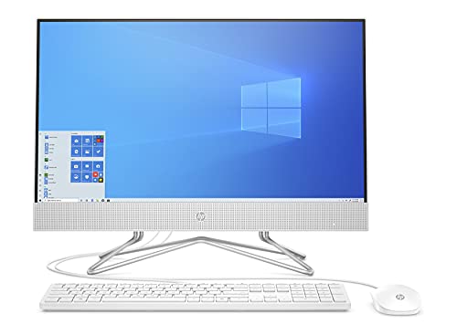 HP 24-DF All-in-One 23.8 FHD Intel Core i5-1135G7 2.40GHz 12GB RAM 512GB SSD Wi-Fi Bluetooth DVD-Writer Webcam Windows 10 Home (Renewed)