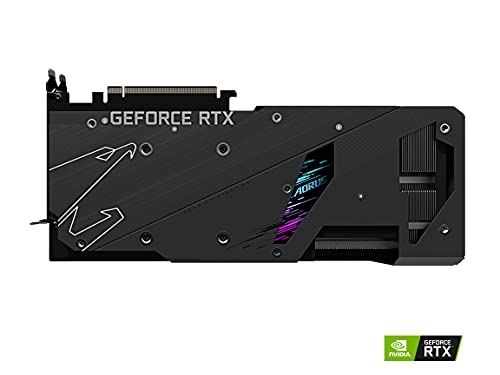 GIGABYTE AORUS GeForce RTX 3080 Ti Master 12G Graphics Card, Max Covered Cooling, 12GB 384-bit GDDR6X, GV-N308TAORUS M-12GD Video Card